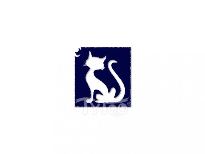 Testfestő minta sablon 5x5 cm Cica CTSA-AL06
