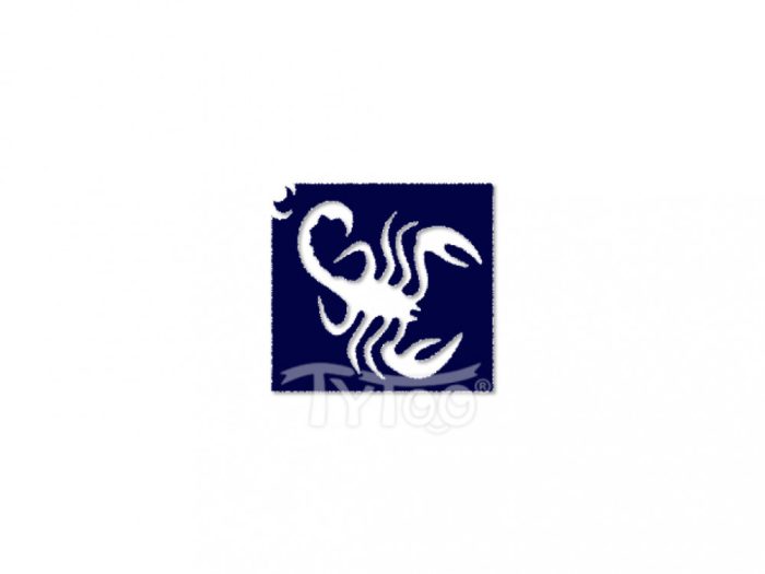 Testfestő minta sablon 5x5 Skorpió CTSA-SK01
