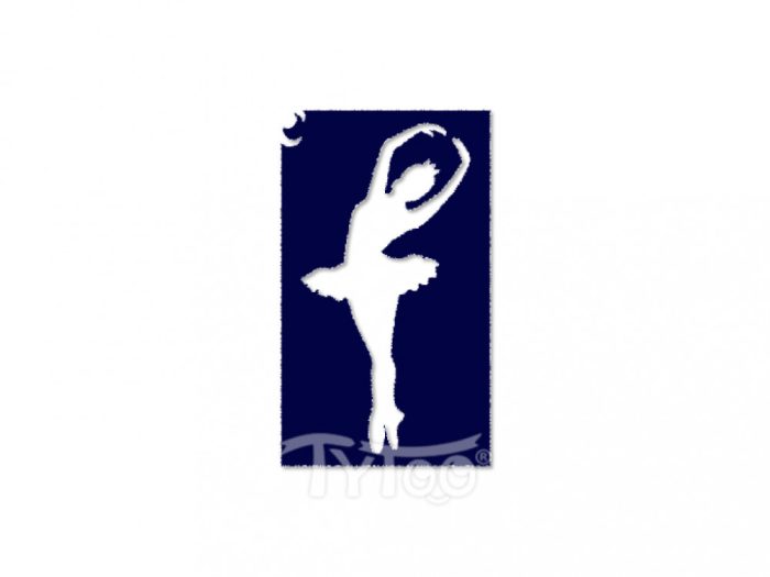 Testfestő minta sablon 5x8cm Balerina CTSA-TA170