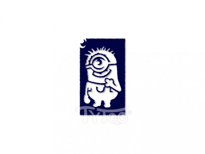 Testfestő minta sablon 5x8cm Minion Stuart CTSA-TA335