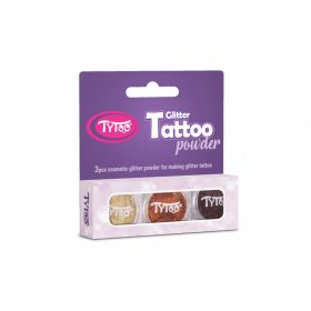 Csillámpor szett 3 x 2,5 ml Óarany, Világosbarna, Barna