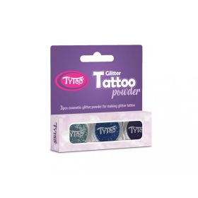   Csillámpor szett 3 x 2,5 ml Azúrkék, Tengerkék, Zafírkék