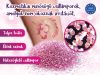 Csillámpor szett 3 x 2,5 ml Babarózsaszín, Bíbor, Sötétmályva