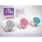   Csillámpor szett 3 x 2,5 ml Ezüst, Babarózsaszín, Azúrkék