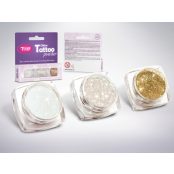 Csillámpor szett 3 x 2,5 ml Fehér, Gyémánt, Pezsgő