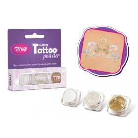 Csillámpor szett 3 x 2,5 ml Fehér, Gyémánt, Pezsgő