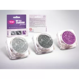   Csillámpor szett 3 x 2,5 ml Ezüst, Acélszürke, Világos mályva