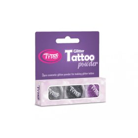   Csillámpor szett 3 x 2,5 ml Ezüst, Acélszürke, Világos mályva