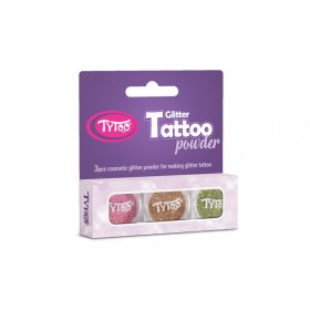   Csillámpor szett 3 x 2,5 ml Babarózsaszín, Pezsgő, Aranyzöld