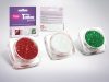 Csillámpor szett 3 x 2,5 ml Piros, Fehér, Smaragdzöld
