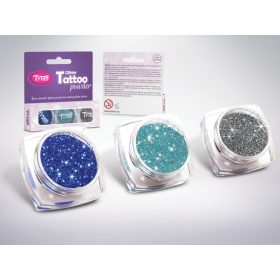   Csillámpor szett 3 x 2,5 ml Tengerkék, Azúrkék, Acélszürke