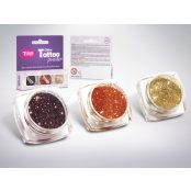 Csillámpor szett 3 x 2,5 ml Barna, Világosbarna, Pezsgő