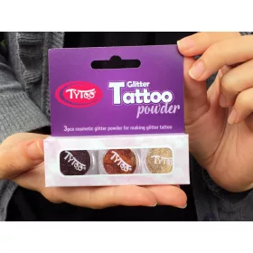 Csillámpor szett 3 x 2,5 ml Barna, Világosbarna, Pezsgő