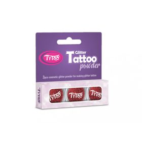 Csillámpor szett 3 x 2,5 ml Piros