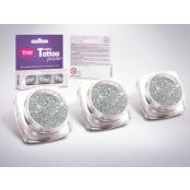 Csillámpor szett 3 x 2,5 ml Ezüst