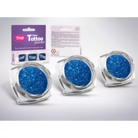 Csillámpor szett 3 x 2,5 ml Tengerkék