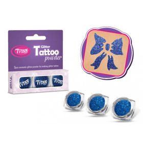 Csillámpor szett 3 x 2,5 ml Tengerkék