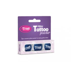 Csillámpor szett 3 x 2,5 ml Tengerkék