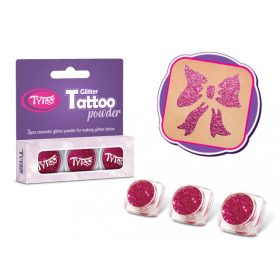 Csillámpor szett 3 x 2,5 ml Bíbor