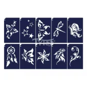 Női 2 sablon szett 10 db