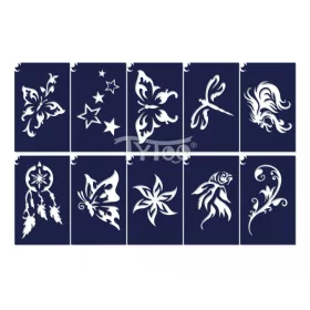 Női 2 sablon szett 10 db