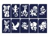 Állatos sablon szett 10 db-os
