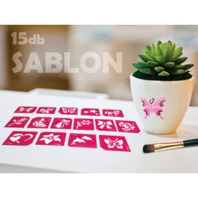 Lányos sablon szett 15db-os