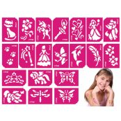 Lányos sablon szett 21db-os