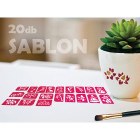 Lányos sablon szett 21db-os
