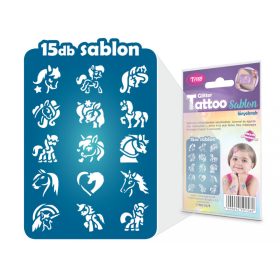 Lovak és Unikornisok sablon szett 15db-os