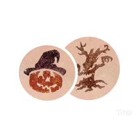 Halloween - testfestő sablon szett (24db minta)