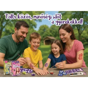 TyToo Járművek Csillámtetoválás szett