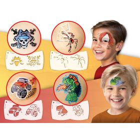 Adventure Quest Arcfesték szett (6db mosaic sablonnal)