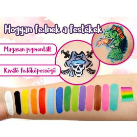 Adventure Quest Arcfesték szett (6db mosaic sablonnal)