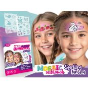 Sparkling Fantasy Arcfesték szett (6db mosaic sablonnal)