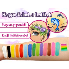 Sparkling Fantasy Arcfesték szett (6db mosaic sablonnal)