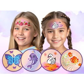 Sparkling Fantasy Arcfesték szett (6db mosaic sablonnal)