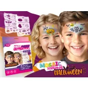 Halloween Arcfesték szett (6db mosaic sablonnal)