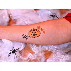 Halloween Arcfesték szett (6db mosaic sablonnal)