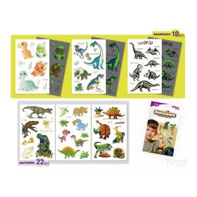 Dinoszauruszos Tetoválás Matrica szett