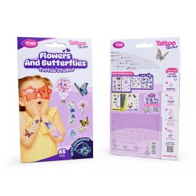 Pillangók és Virágok Tetoválás Matrica Szett