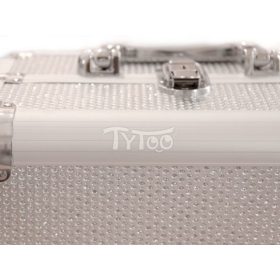 Kicsi kozmetikai bőrönd Csillogós Ezüst