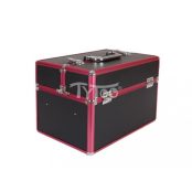 Nagy kozmetikai bőrönd Fekete-Rózsaszín