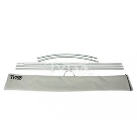 Cápazászló Rúd hordozótáskával 120x70cm