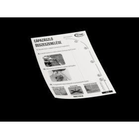 Cápazászló Rúd hordozótáskával 120x70cm