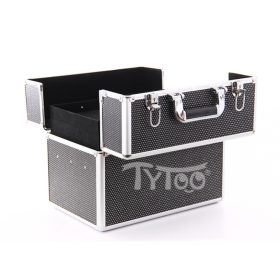 Nagy kozmetikai bőrönd Csillogós Fekete