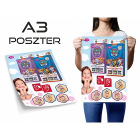 Mancs Őrjárat poszter - Csillámtetoválás