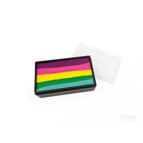 TyToo UV-Neon Csíkos arcfesték 30g Neon Szivárvány Új
