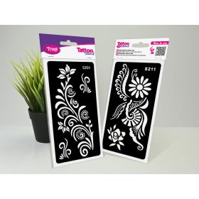 2 darabos Testfestő sablon csomag S206-S211 