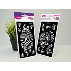  2 darabos Testfestő sablon csomag S220-S229